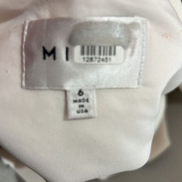 Milly cream and beige color block shift dress size 6 - Picture 12 of 14